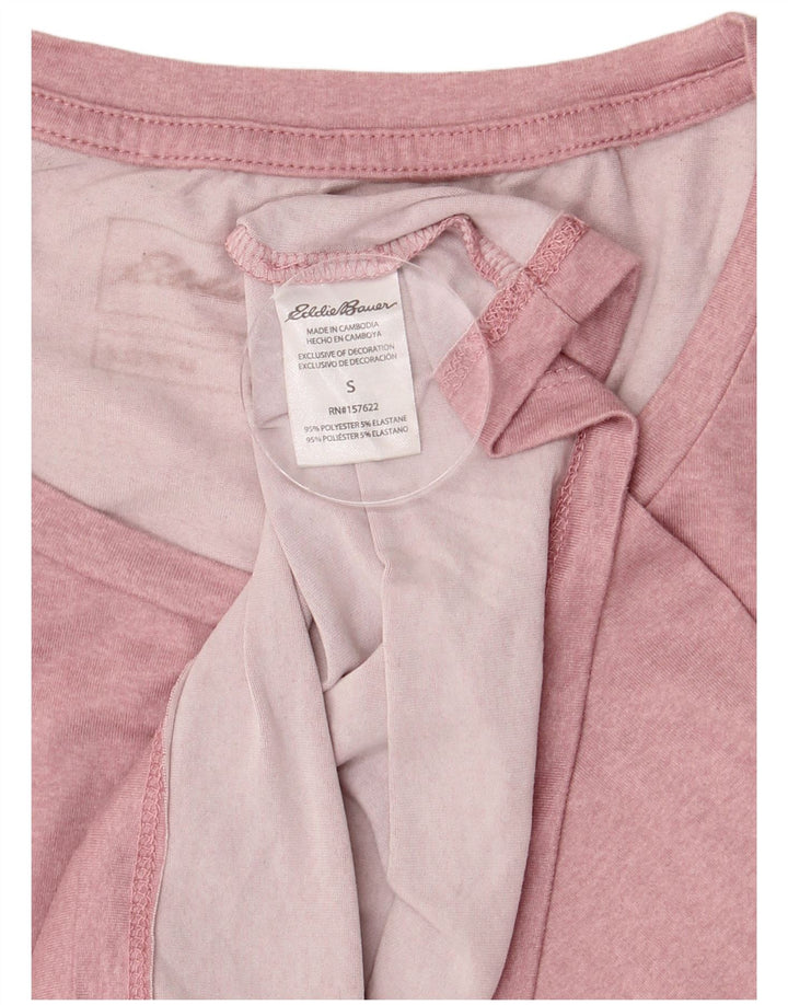 T-shirt damski EDDIE BAUER Top UK 10 Small Pink Polyester