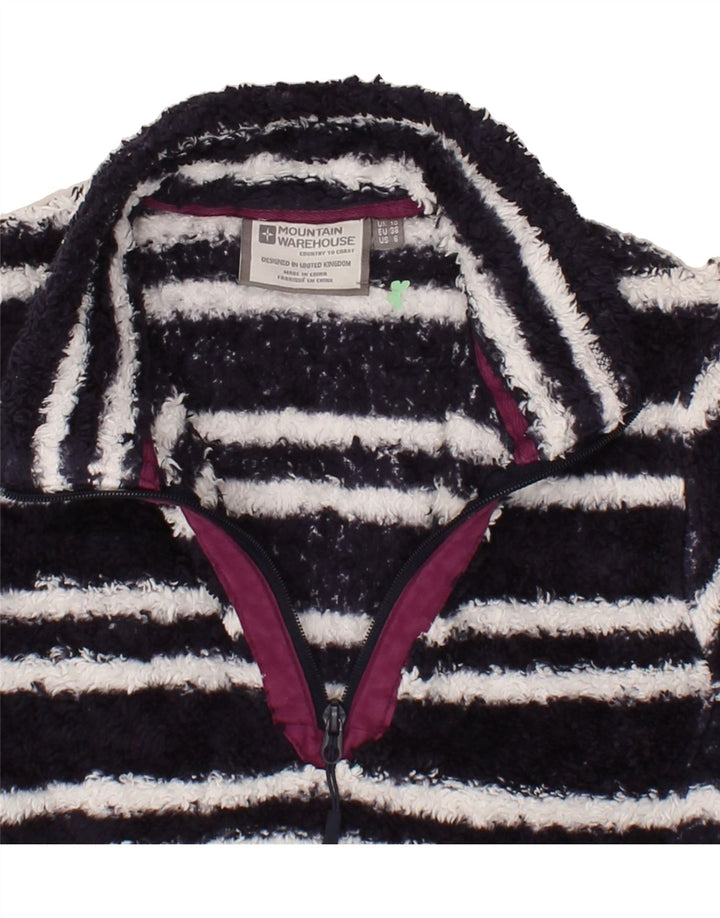 MOUNTAIN WAREHOUSE Womens Oversized Fleece Jumper UK 10 Small Navy Blue Vintage Mountain Warehouse and Second-Hand Mountain Warehouse from Messina Hembry 