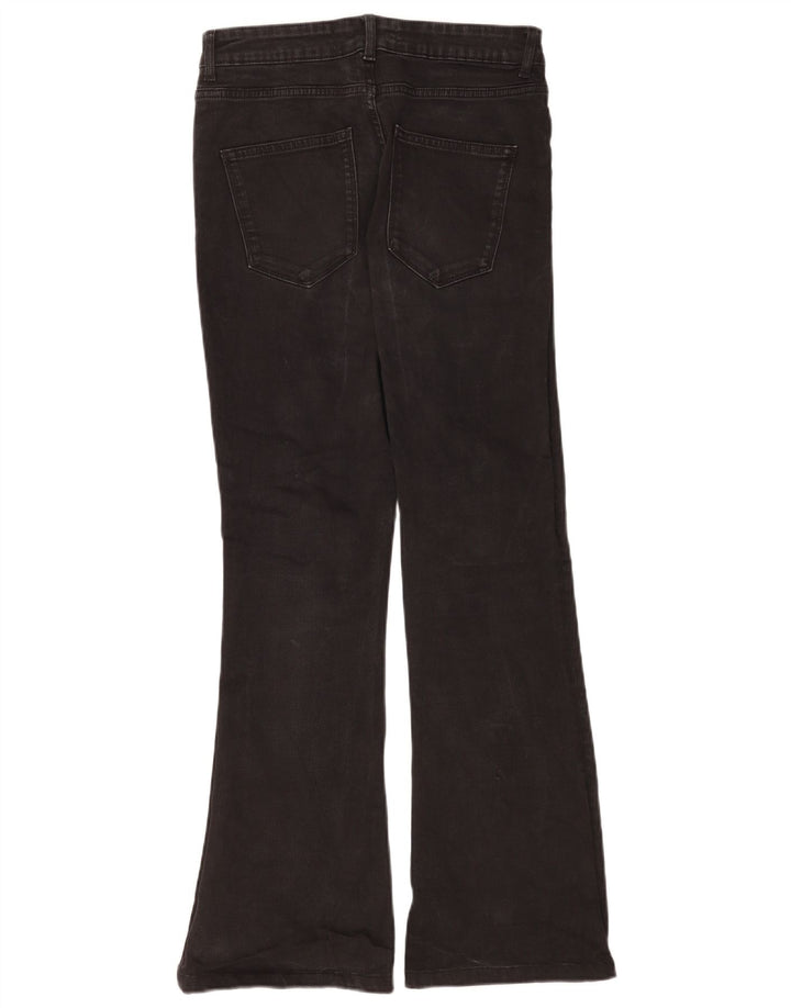 Damskie jeansy rozkloszowane Zara EU 40 Medium W30 L30 Czarna bawełna