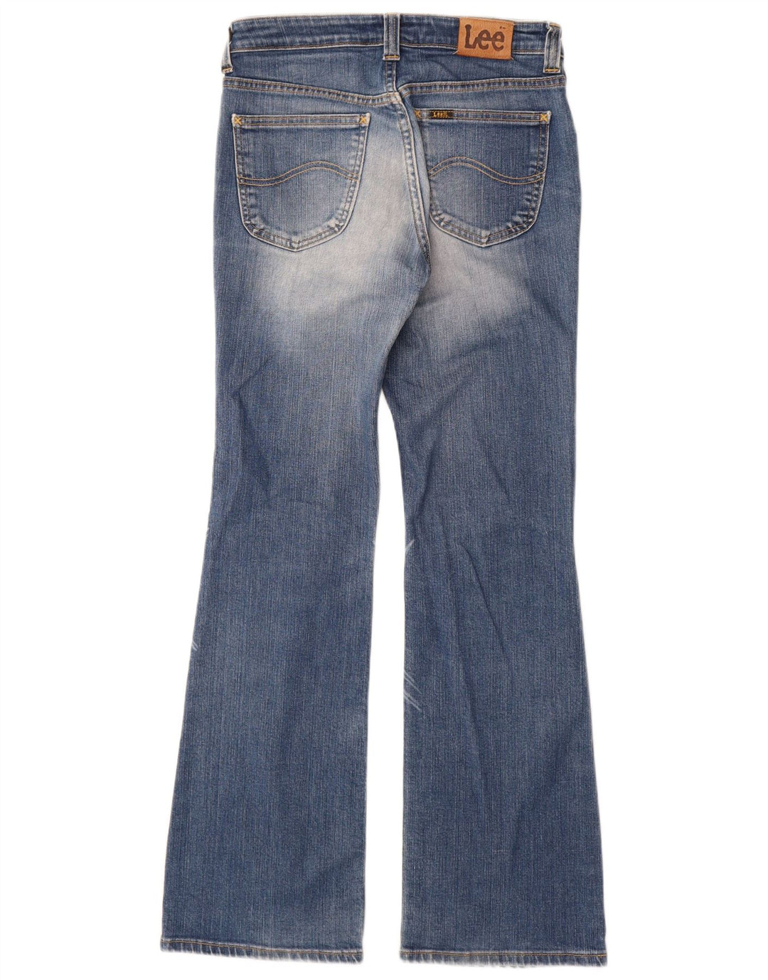 Damskie jeansy Lee Bootcut W28 L32 Niebieskie bawełniane