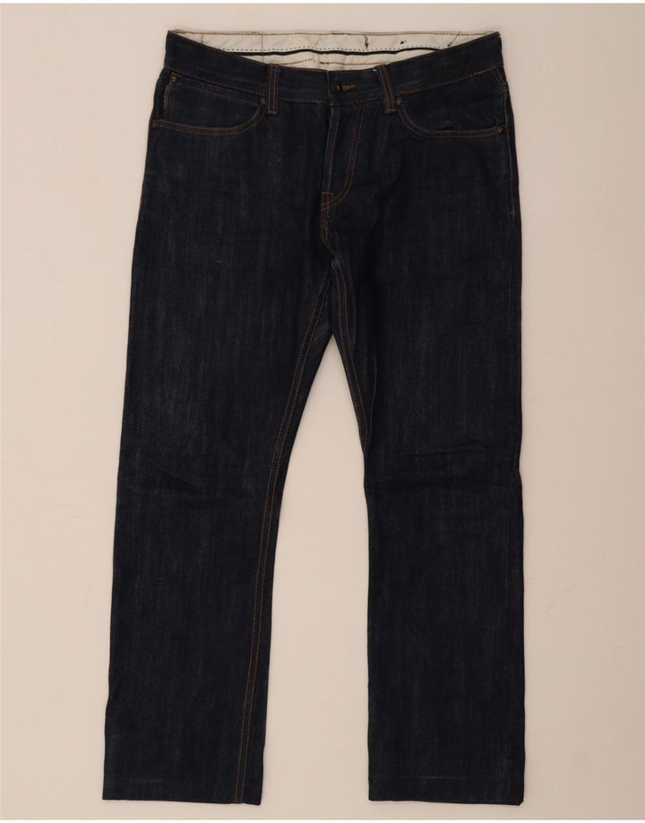 Jeansy damskie French Connection Straight W32 L27 Granatowa bawełna