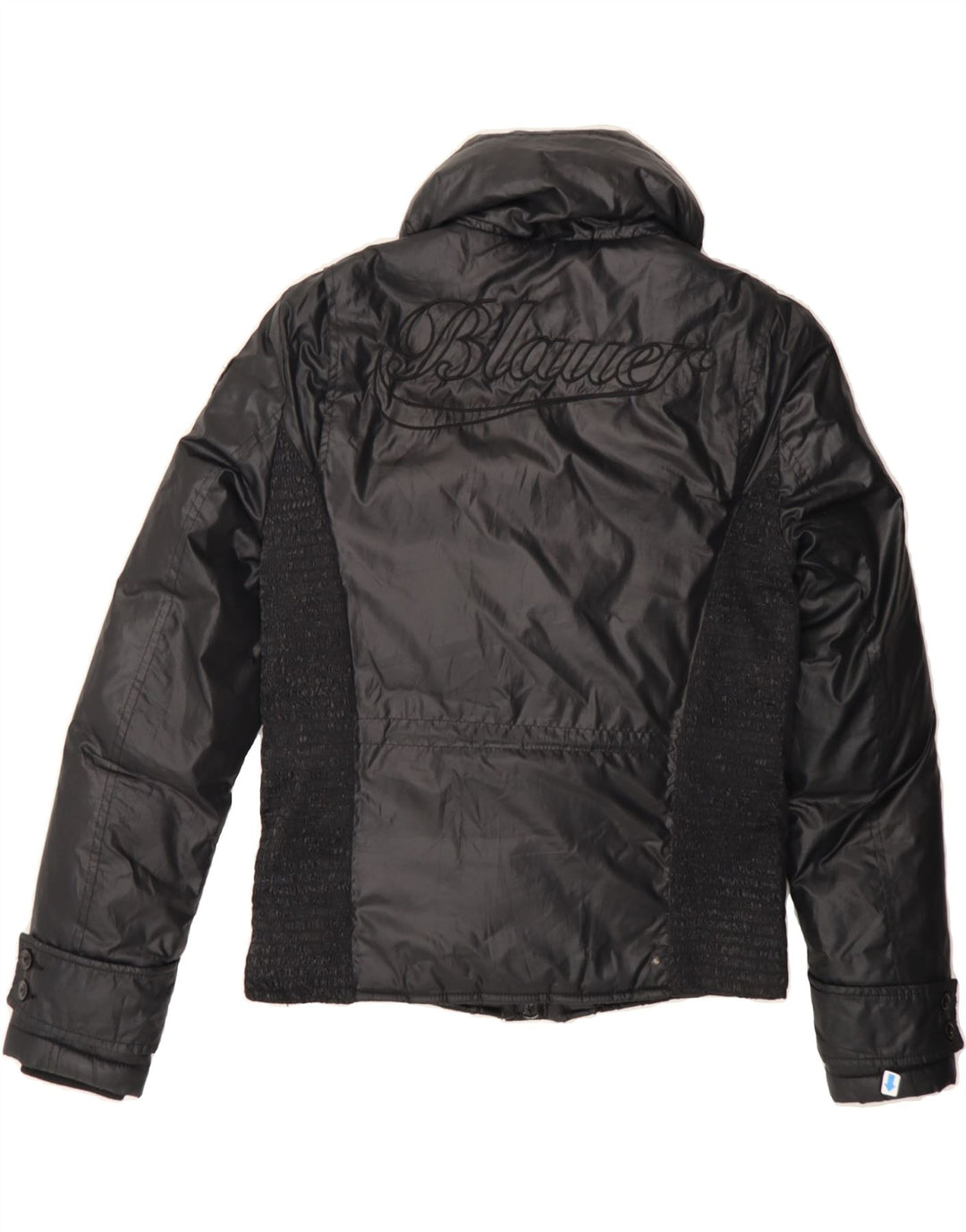 BLAUER Womens Padded Jacket UK 10 Small Black Polyester Vintage Blauer and Second-Hand Blauer from Messina Hembry 