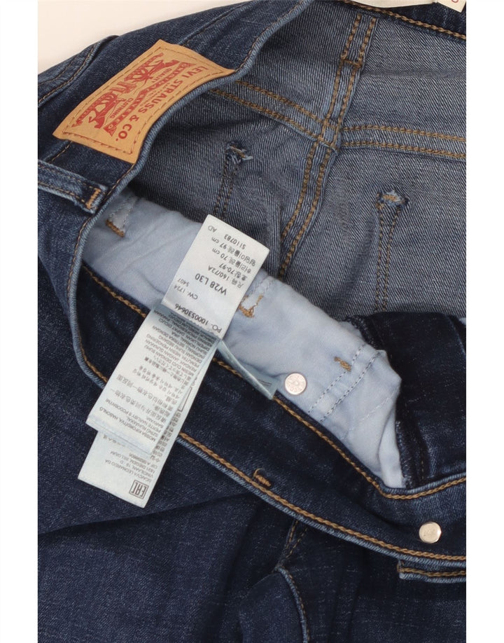 Damskie dżinsy Levi's 314 Shaping Straight W28 L27 Niebieska bawełna