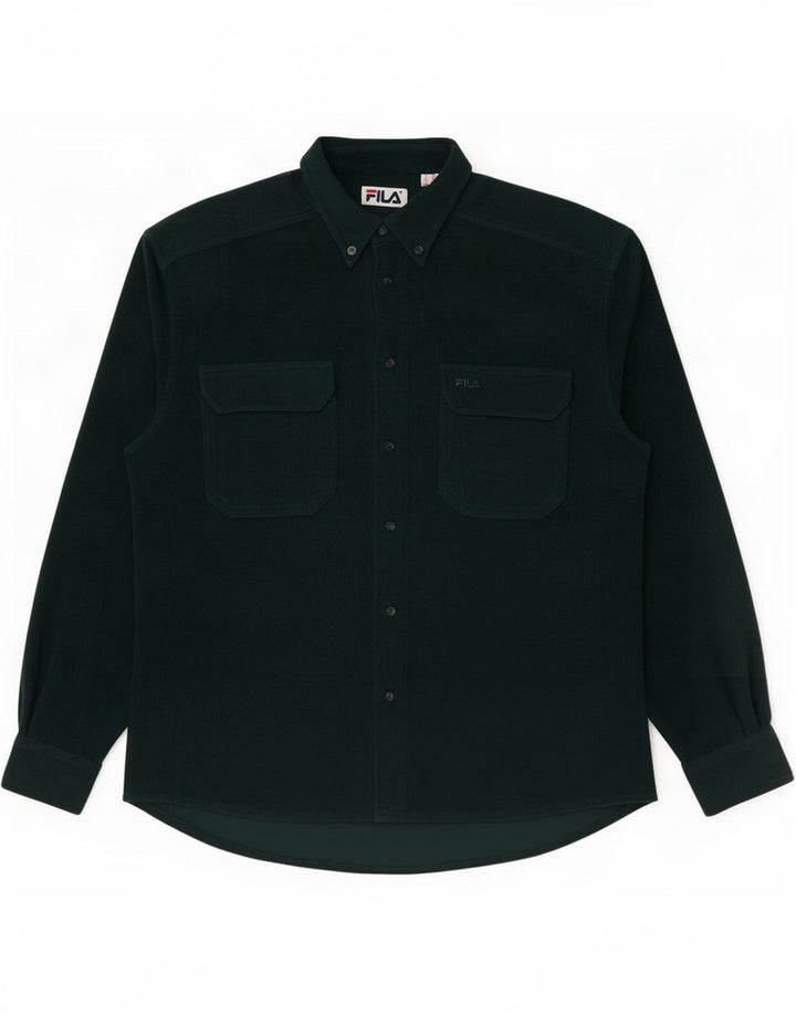 Męska koszula polarowa Fila IT 50 Medium Green