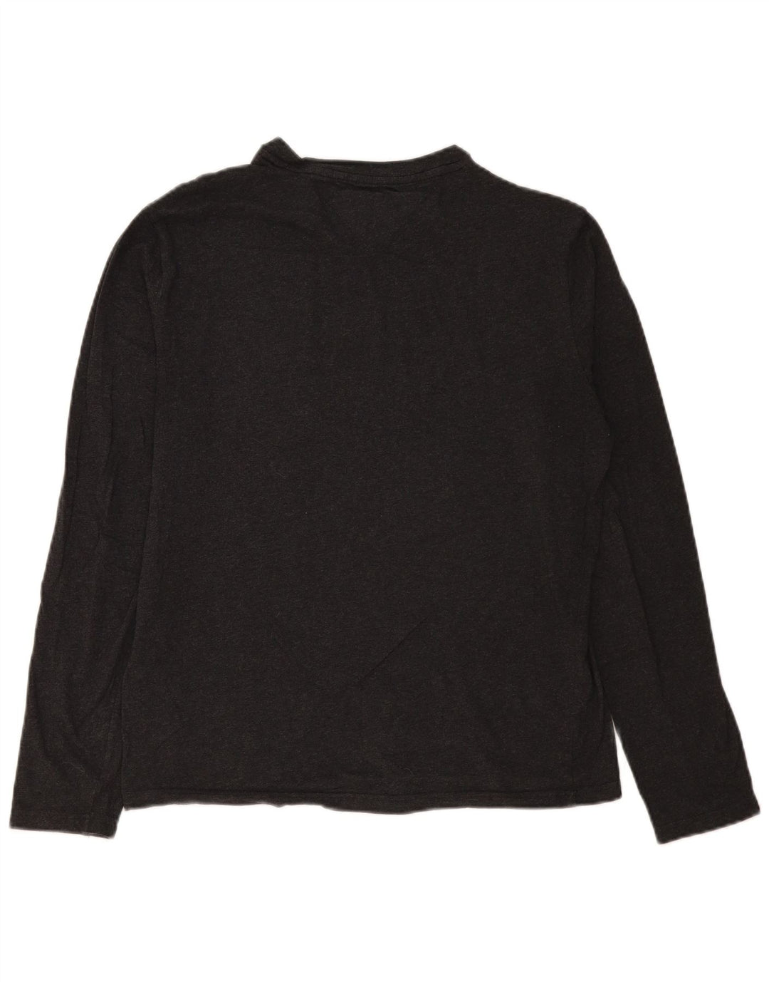 Męski top Tommy Hilfiger z długim rękawem, średnioszary, bawełniany