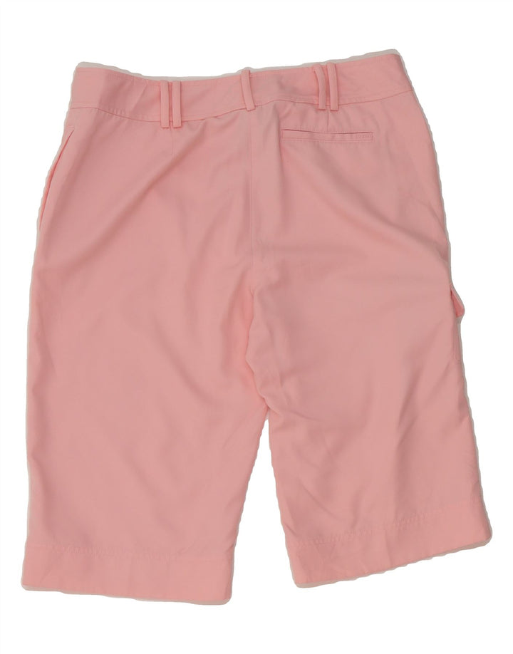 IZOD Womens Cargo Shorts US 10 Large W32  Pink Polyester Vintage Izod and Second-Hand Izod from Messina Hembry 