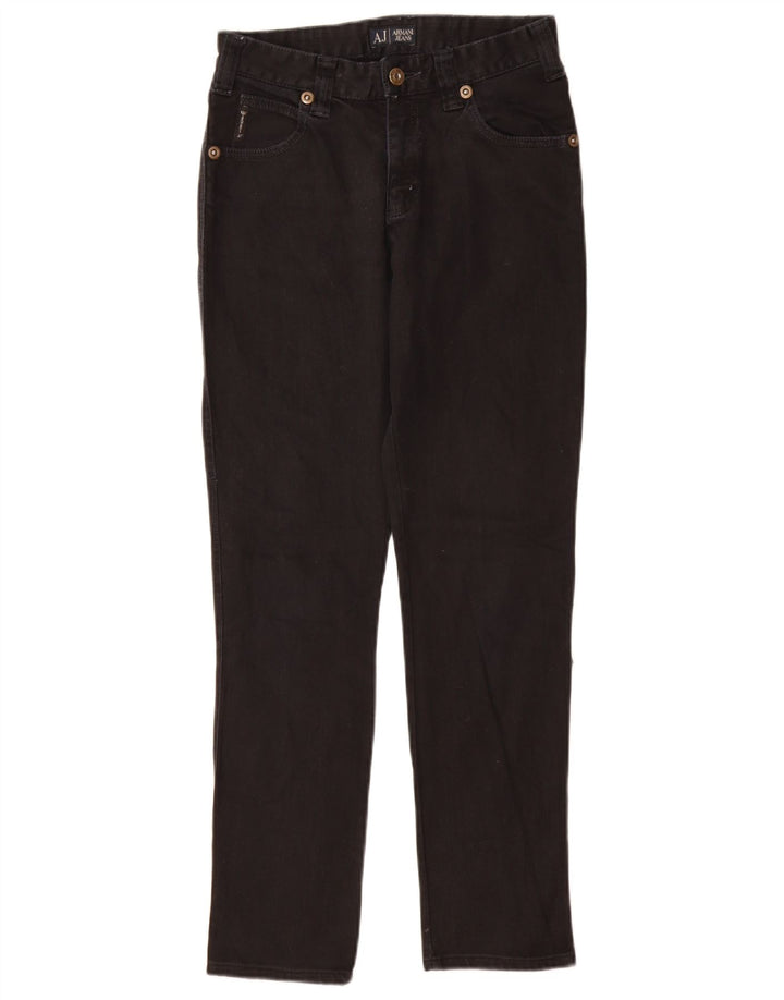 Damskie jeansy Armani Slim W26 L28 Granatowe