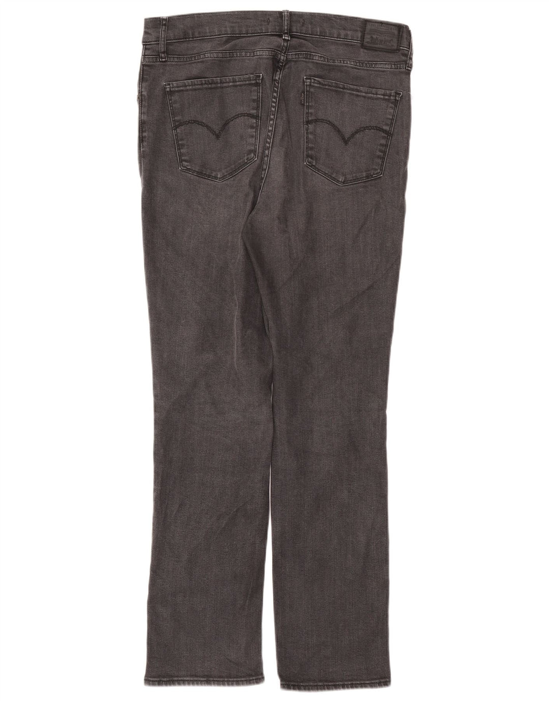 Damskie jeansy Levi's 724 z wysokim stanem i prostym W32 L30 Szary Lyocell