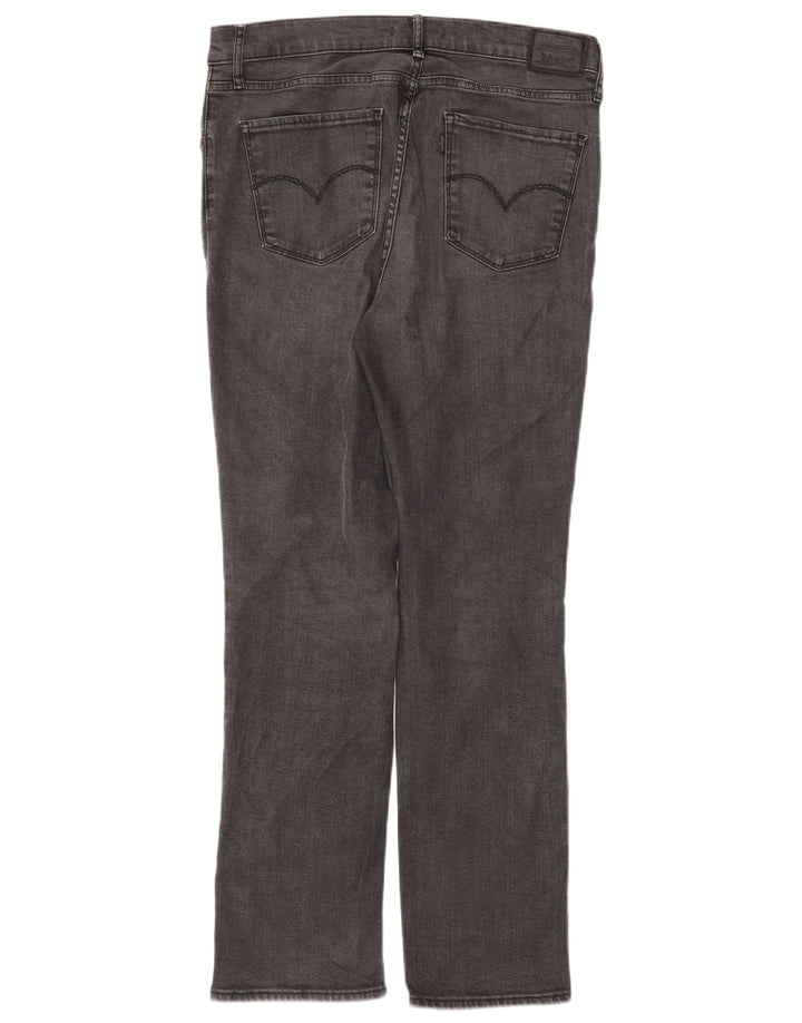 Damskie jeansy Levi's 724 z wysokim stanem i prostym W32 L30 Szary Lyocell