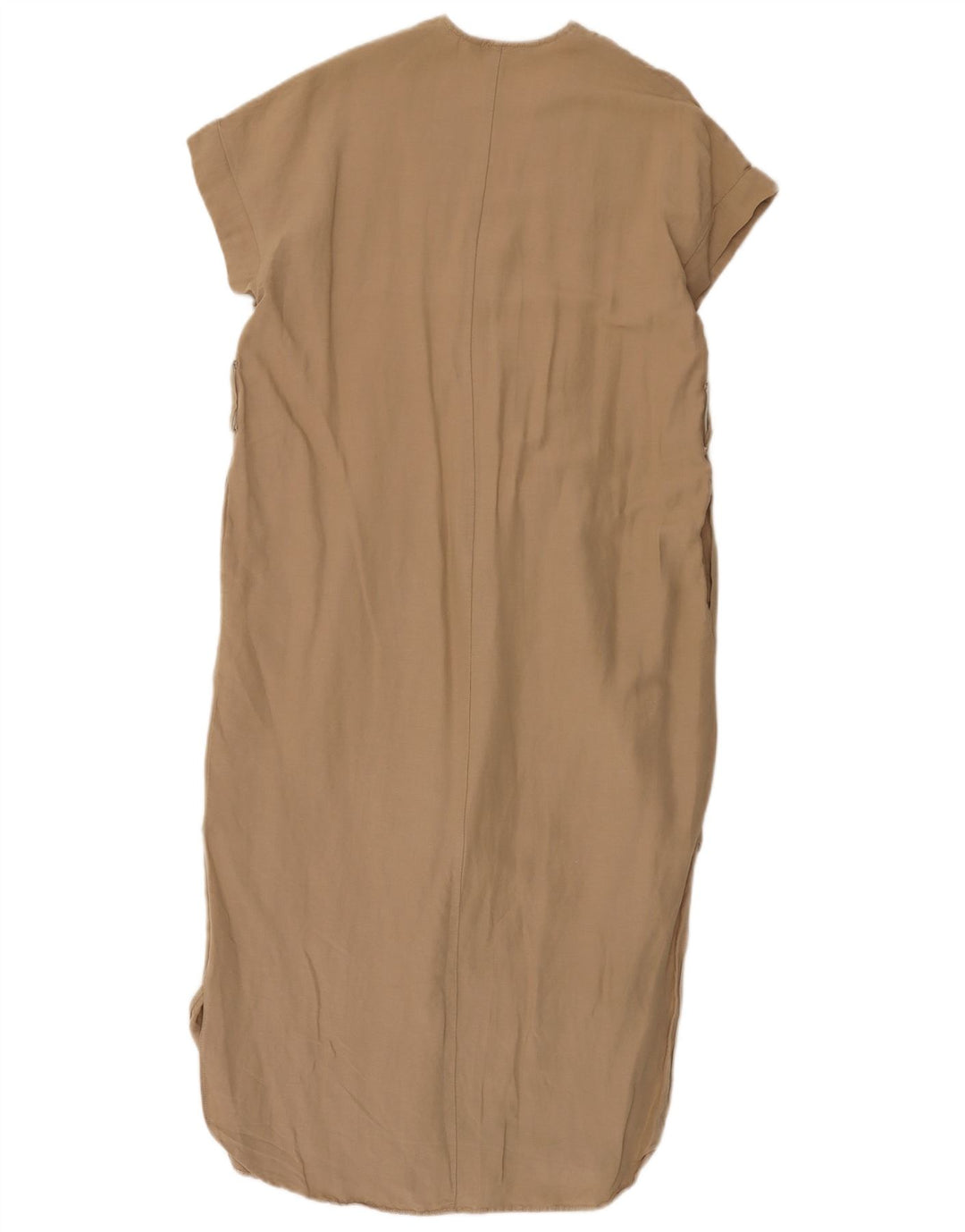 Damska sukienka oversize Zara typu shift UK 6 XS, beżowa