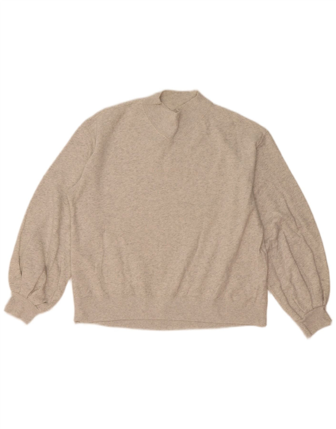 Sweter damski Abercrombie & Fitch UK 14, średni, szary, nakrapiany