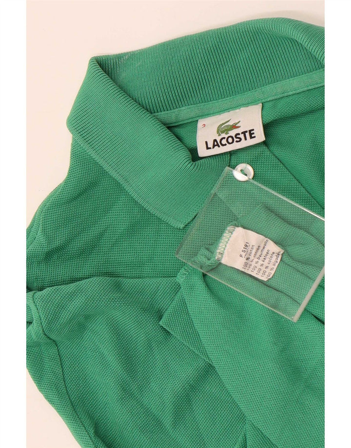 Męska koszulka polo Lacoste, rozmiar 3, mała, zielona bawełna