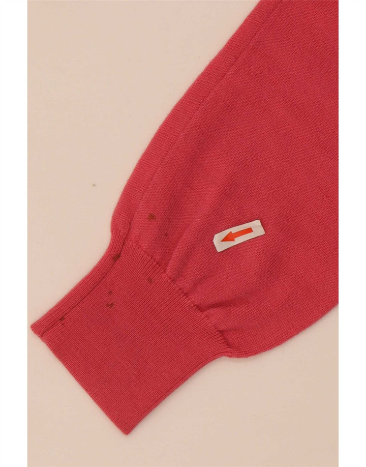 Męski sweter Paul Smith z dekoltem w kształcie litery V, XL, czerwona wełna