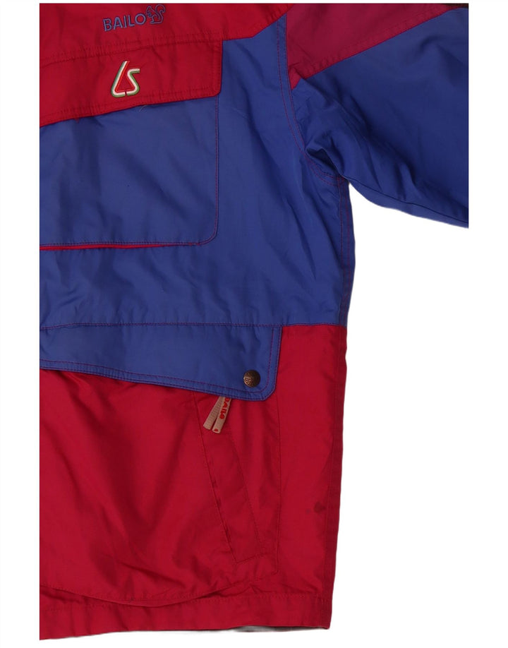 BAILO Mens Ski Jacket UK 42 XL Red Colourblock Polyester