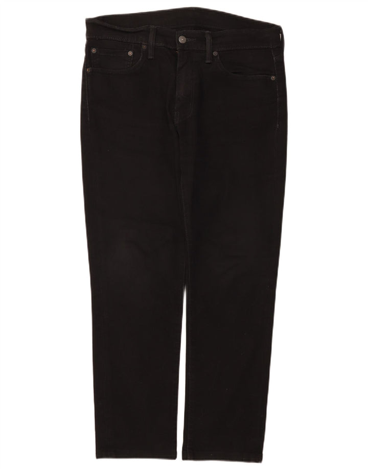 Męskie jeansy slim fit Levi's W33 L28 Czarna bawełna