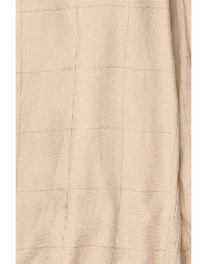 Koszula męska Levi's, bawełniana, w średnią beżową kratkę