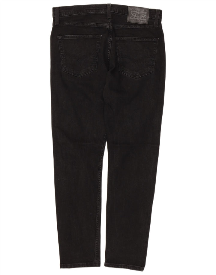 Męskie jeansy LEVI'S 512 Slim Tapered W32 L32 Czarna bawełna