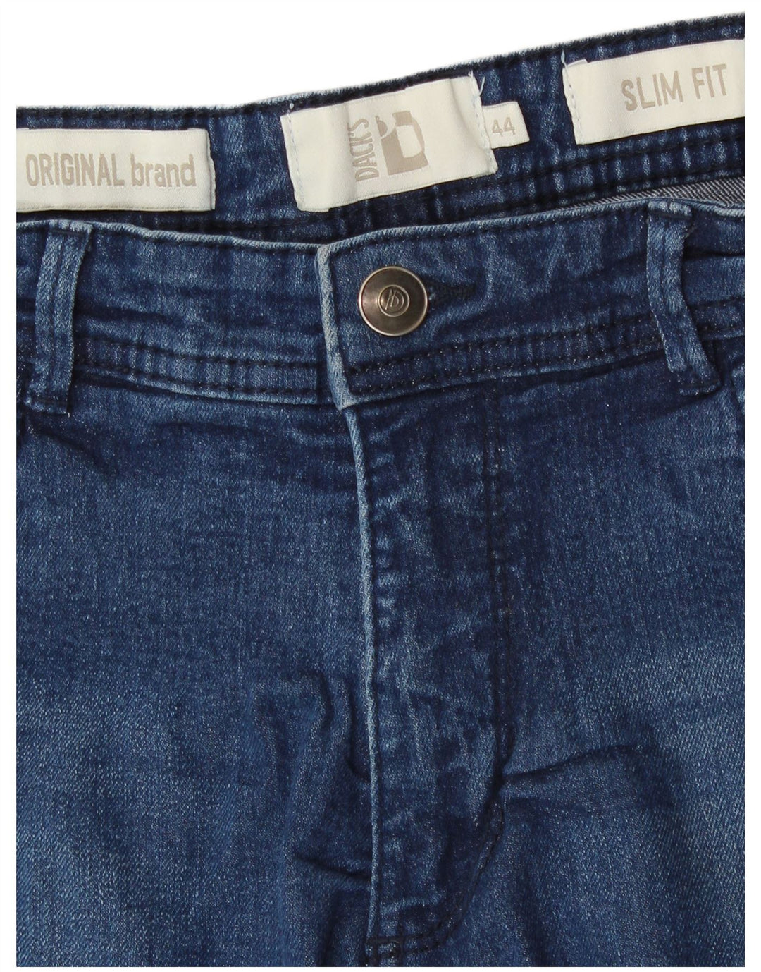 Damskie spodenki jeansowe Dack's Slim Fit IT 44 Medium W30 Granatowa bawełna