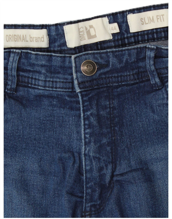 Damskie spodenki jeansowe Dack's Slim Fit IT 44 Medium W30 Granatowa bawełna
