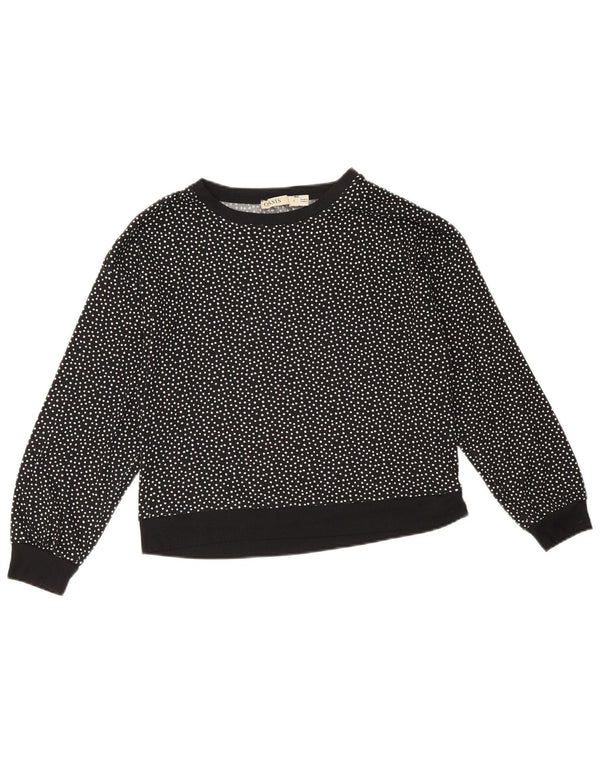 Damski sweter oversize Oasis Crop UK 10, małe czarne kropki