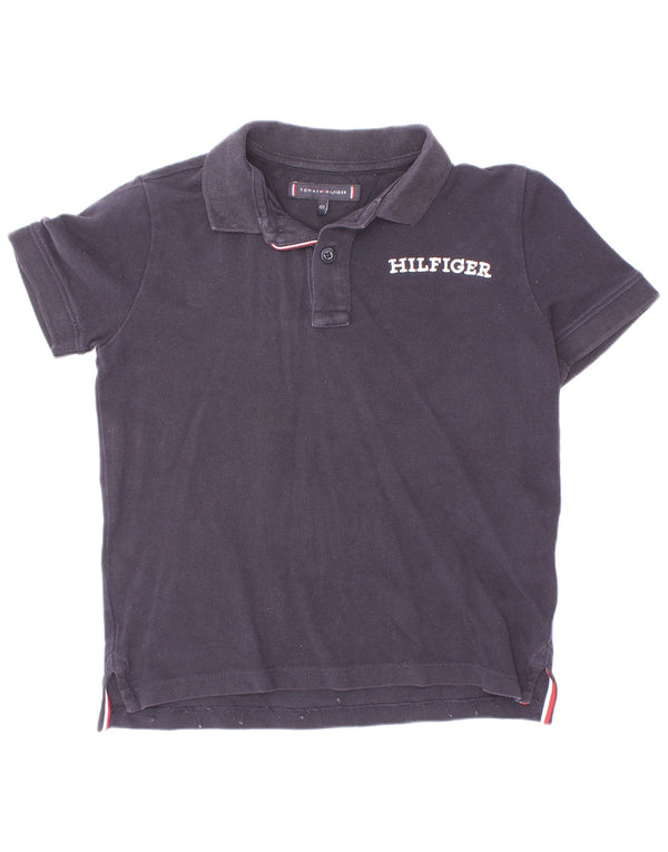 Chłopięca koszulka polo Tommy Hilfiger 6-7 lat, granatowa, bawełniana