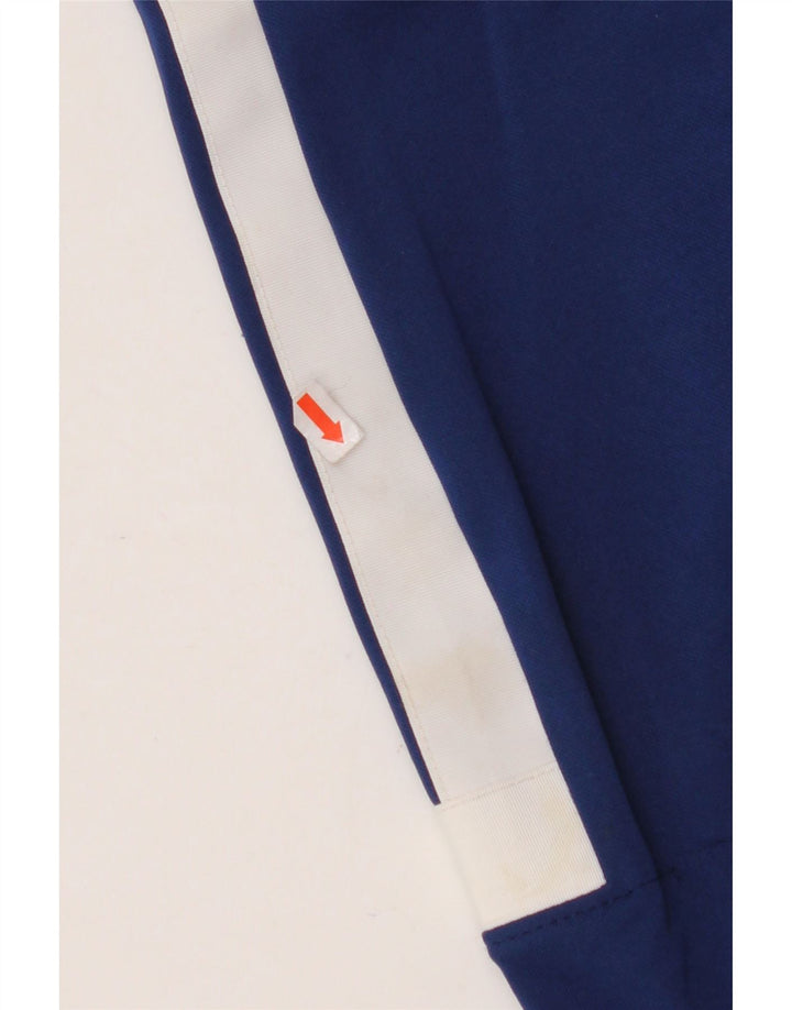 Chłopięcy sweter z kapturem i zamkiem NIKE, 12-13 lat, duży, granatowy, z blokami kolorów