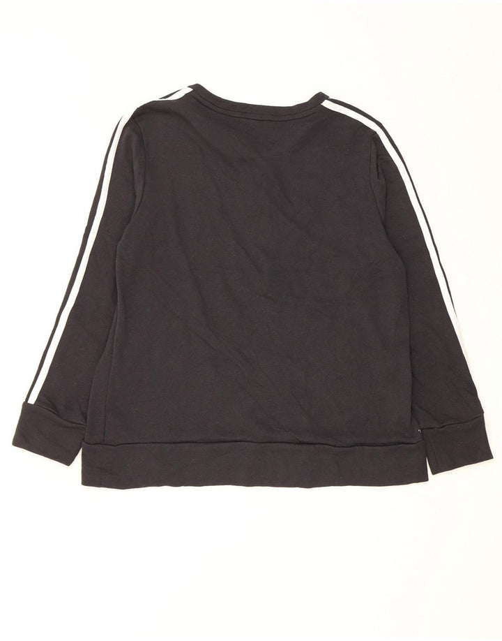 Adidas Damska bluza Climalite Jumper UK 16/18 Duży czarny poliester