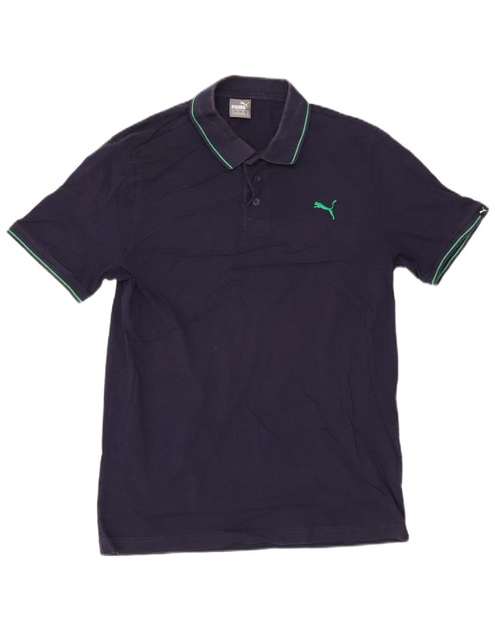 Męska koszulka polo Puma, średni kolor granatowy