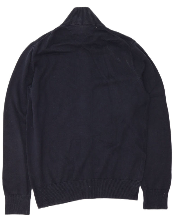 Sweter męski Tommy Hilfiger, duży, granatowy, bawełniany