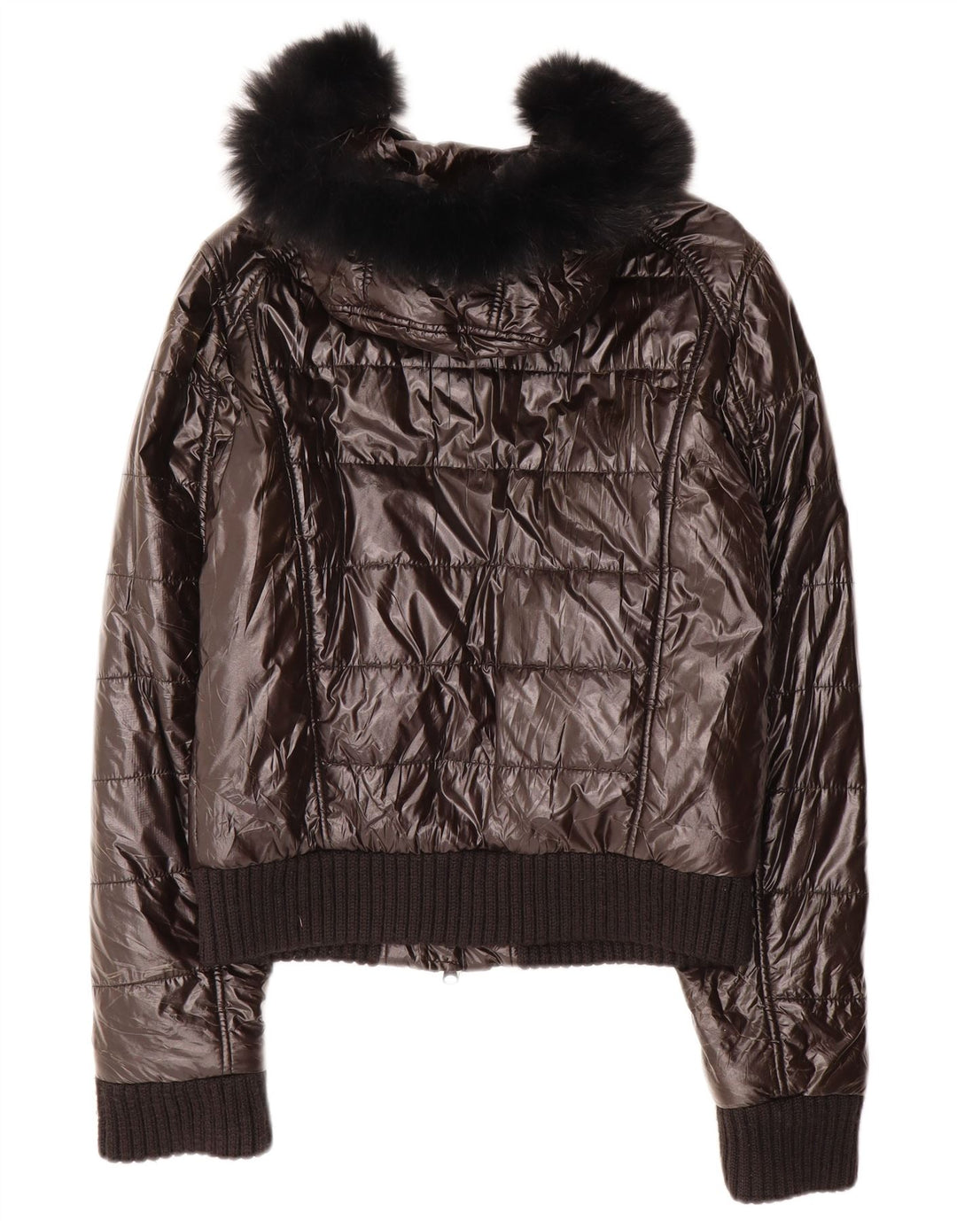 Damska ocieplana kurtka z kapturem Ellesse UK 14, średnia czarna