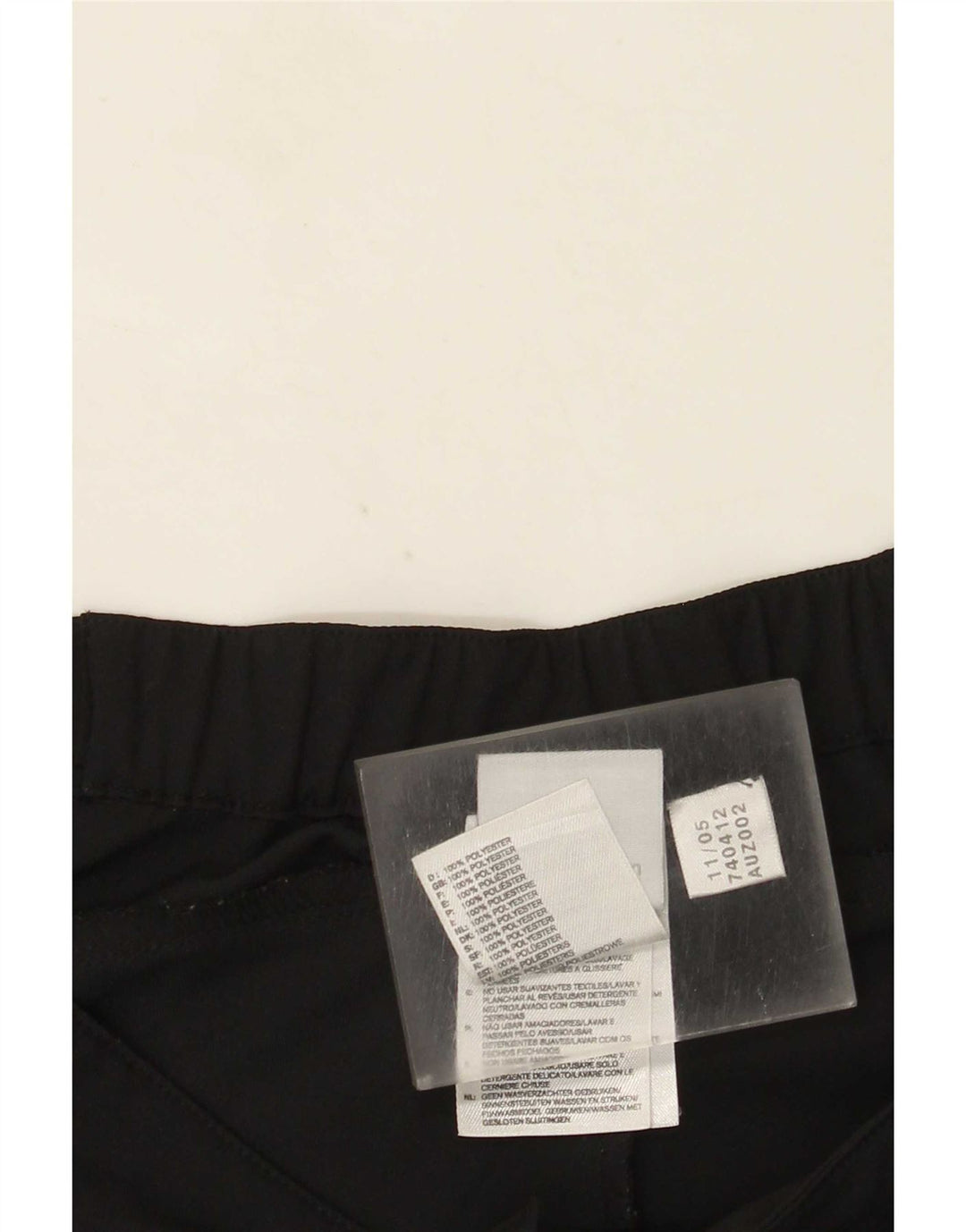 Damskie spodenki sportowe Adidas Climalite Regular UK 10, małe, czarne, poliestrowe