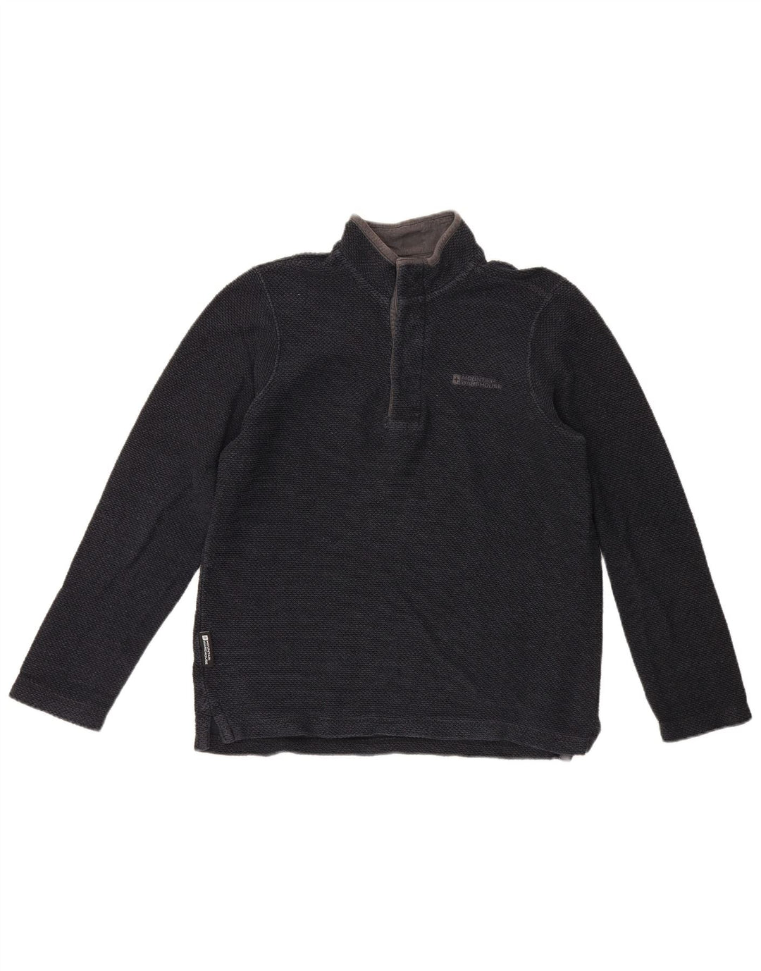 Męski sweter męski Mountain Warehouse z zapinanym dekoltem, mały, granatowy