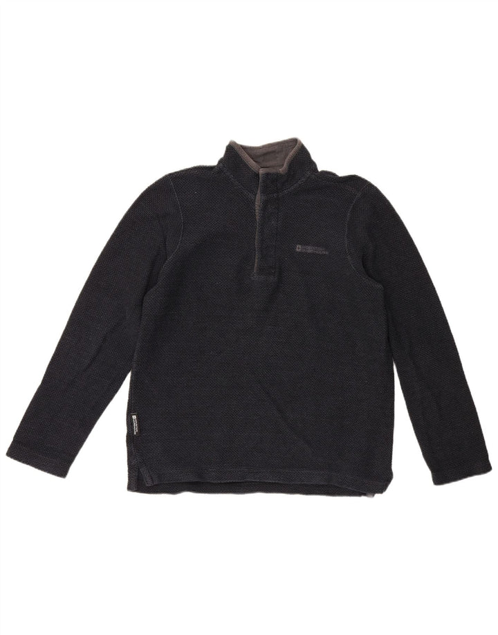 Męski sweter męski Mountain Warehouse z zapinanym dekoltem, mały, granatowy