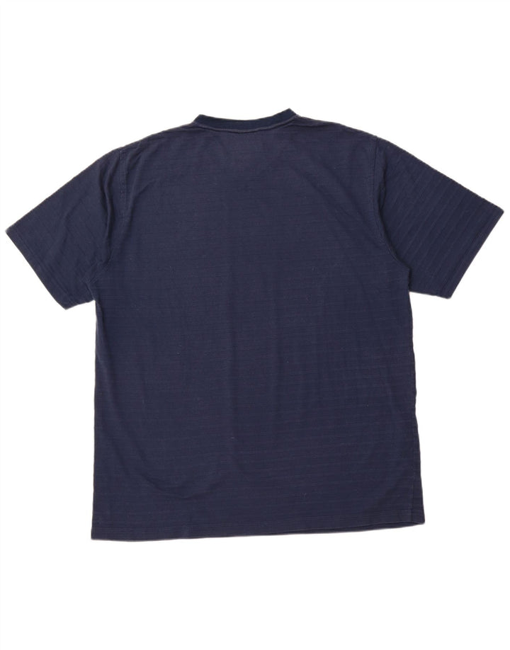 T-shirt męski UMBRO Top 2XL Poliester w granatowe paski