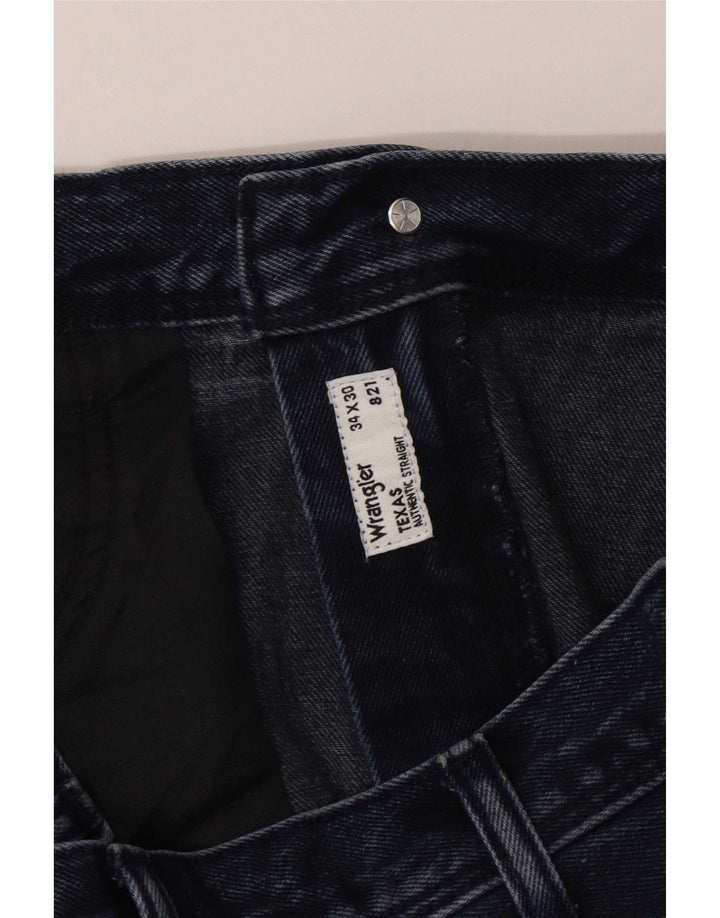 Męskie jeansy Wrangler Texas Straight W34 L30 granatowe