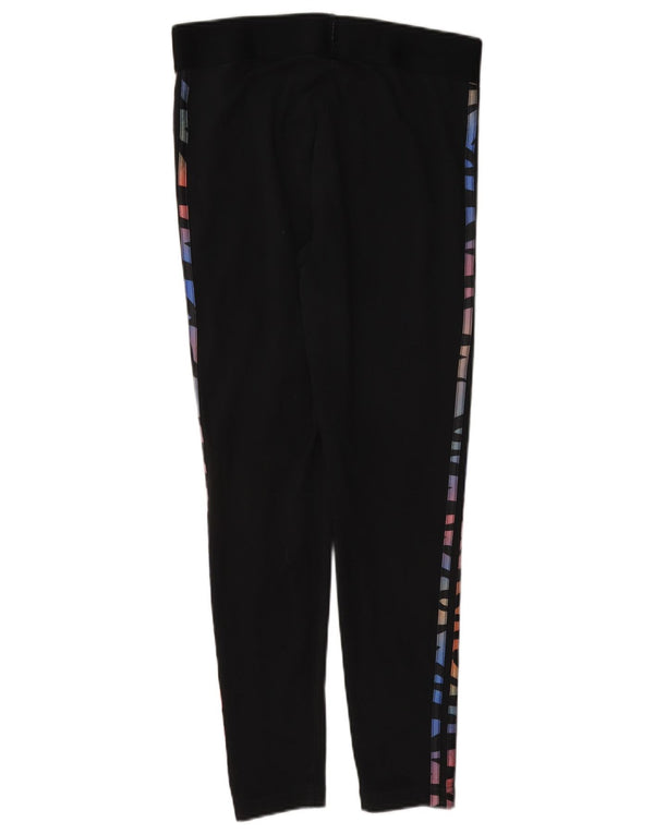 Damskie legginsy Adidas Graphic UK 12/14 Średnia czarna bawełna