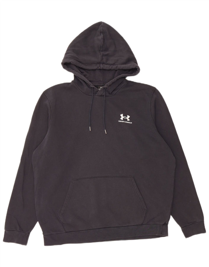 Męski sweter z kapturem Under Armour, duży, czarny, bawełniany