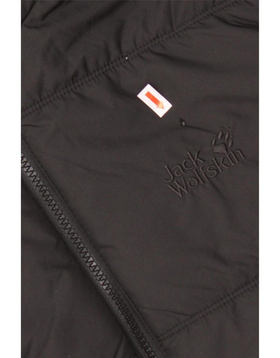 Męska ocieplana kurtka z kapturem JACK WOLFSKIN UK 40, średni czarny poliester