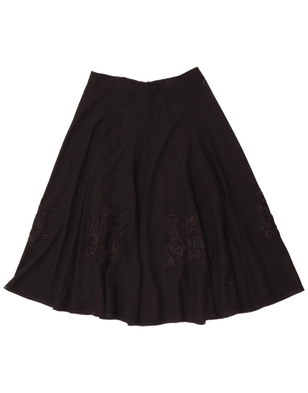 Spódnica damska Mariella Burani UK 12 Medium W28 Czarny kwiatowy