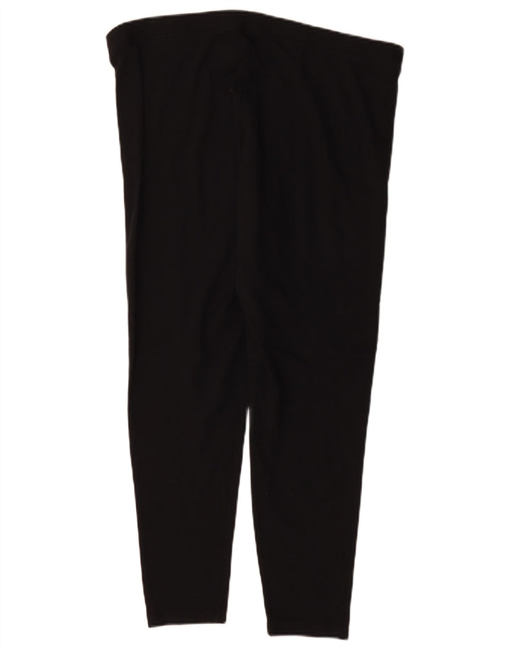 Marks & Spencer Krótkie legginsy damskie UK 18 XL, czarne, bawełniane