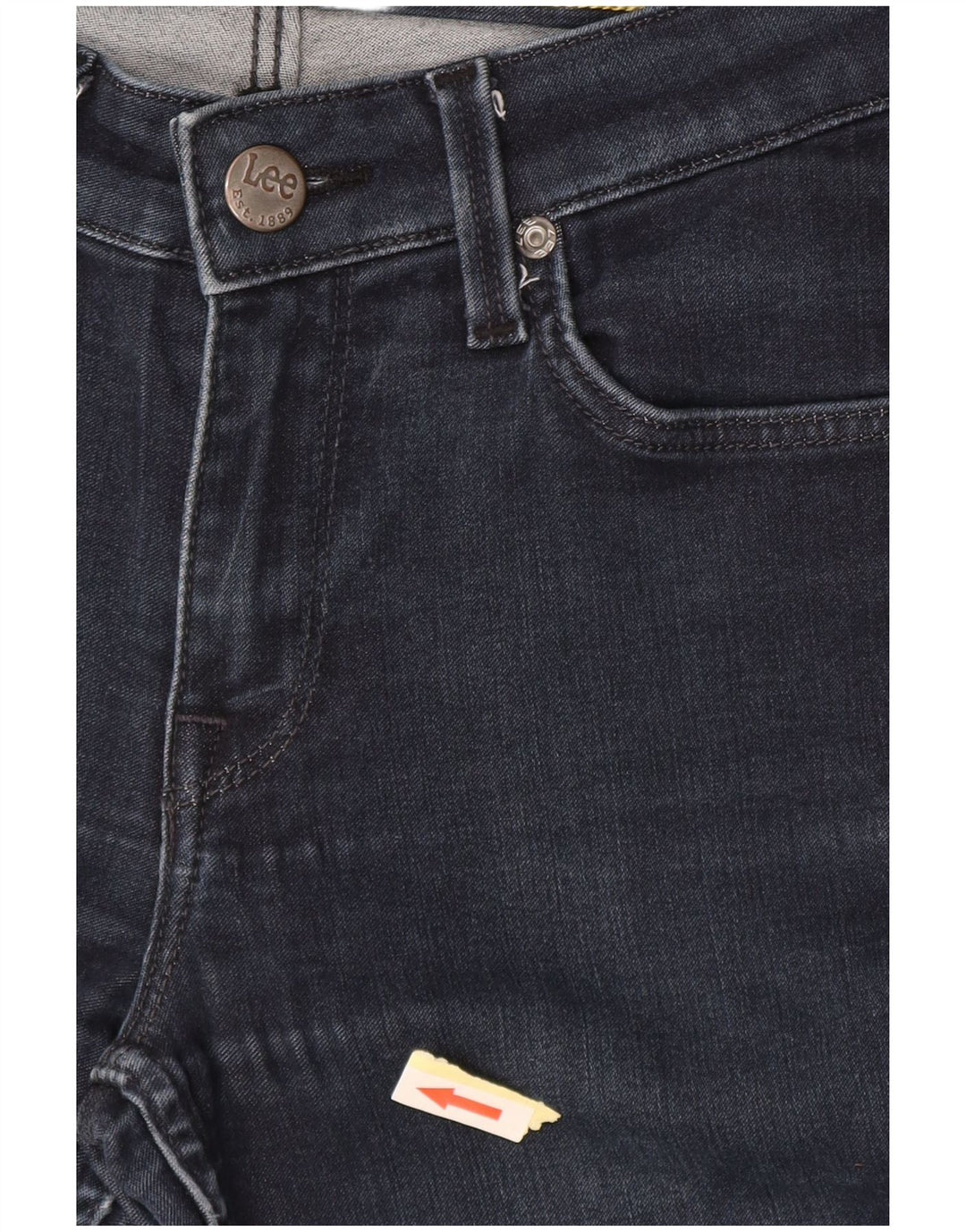 Damskie jeansy Lee Skinny W28 L30 Granatowe, bawełniane