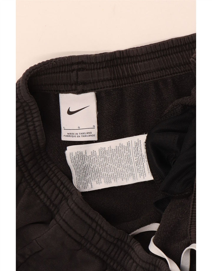 Męskie spodnie dresowe Nike, duże, czarne, bawełniane