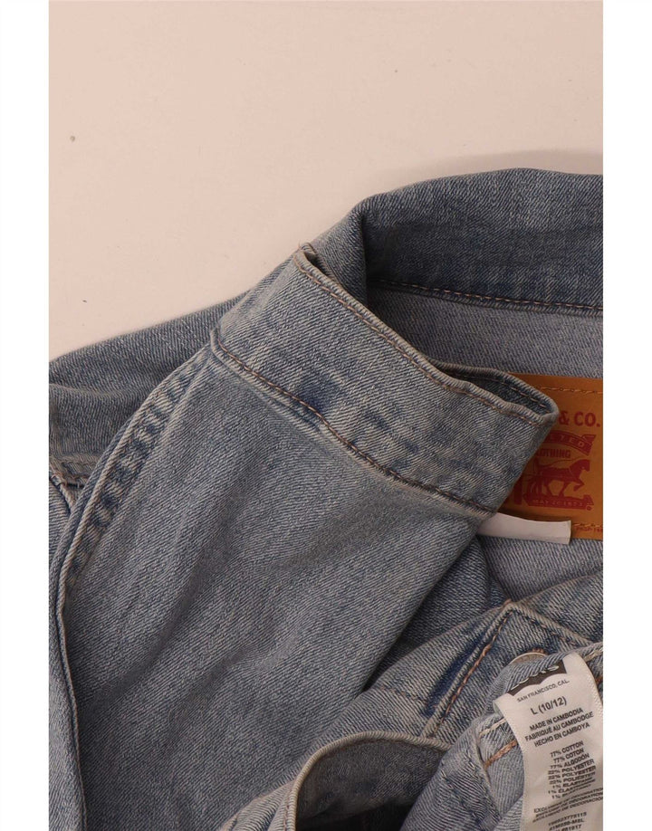 Kurtka dżinsowa Levi's dziewczęca na 10-11 lat, duża, niebieska, bawełniana