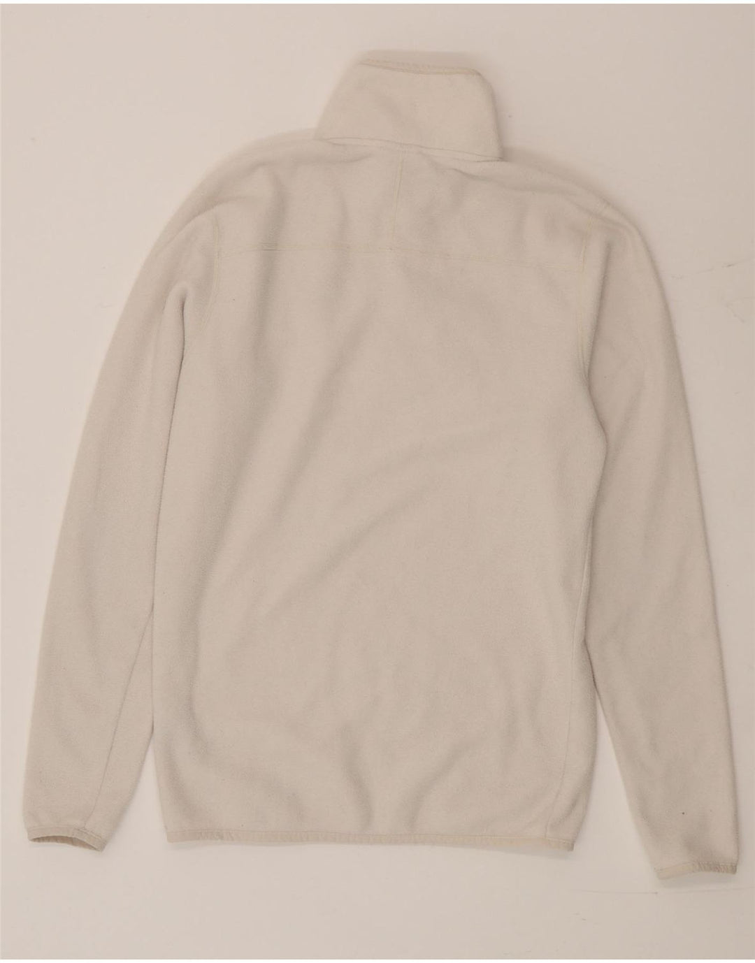 Męski sweter polarowy The North Face z zamkiem błyskawicznym, mały, beżowy, poliester