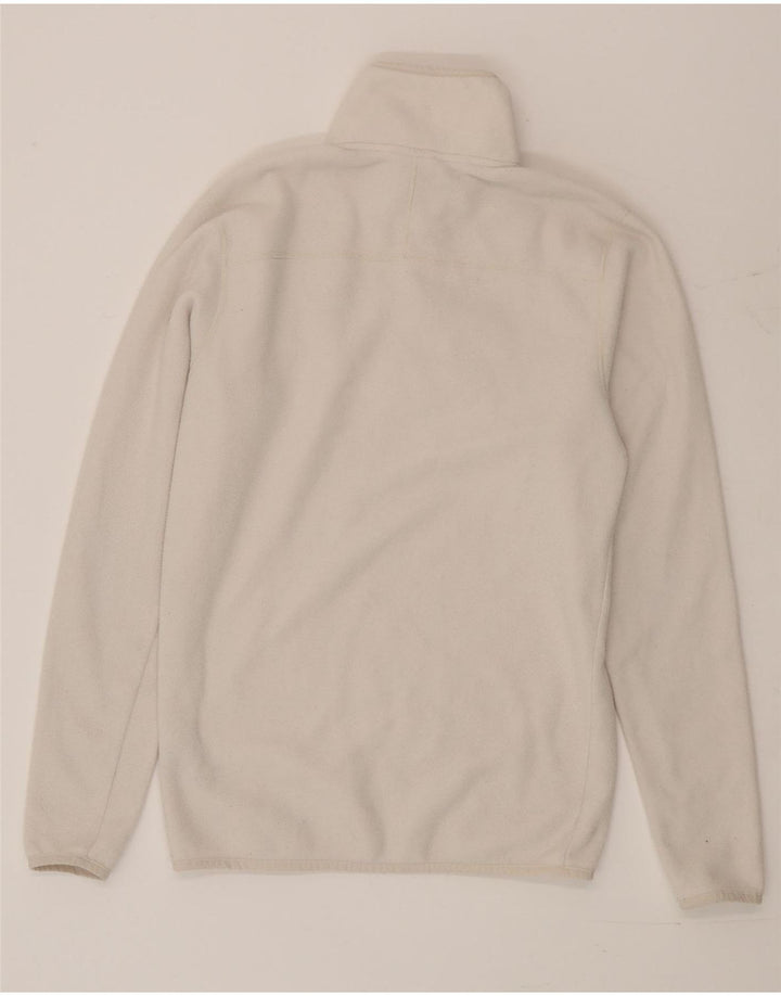 Męski sweter polarowy The North Face z zamkiem błyskawicznym, mały, beżowy, poliester