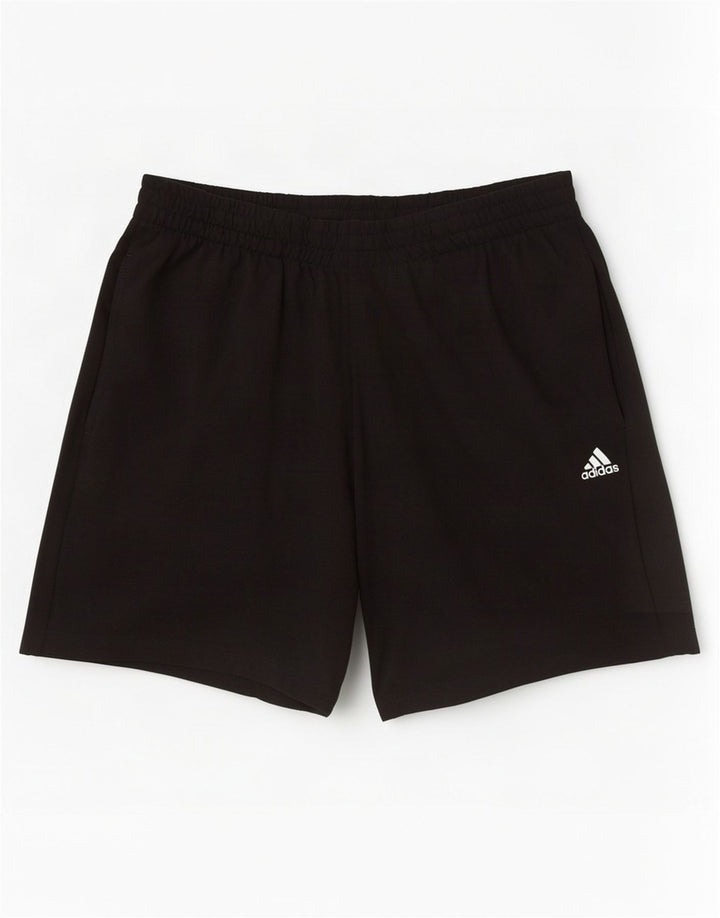 Męskie spodenki sportowe Adidas Climalite, średnio czarne, bawełniane