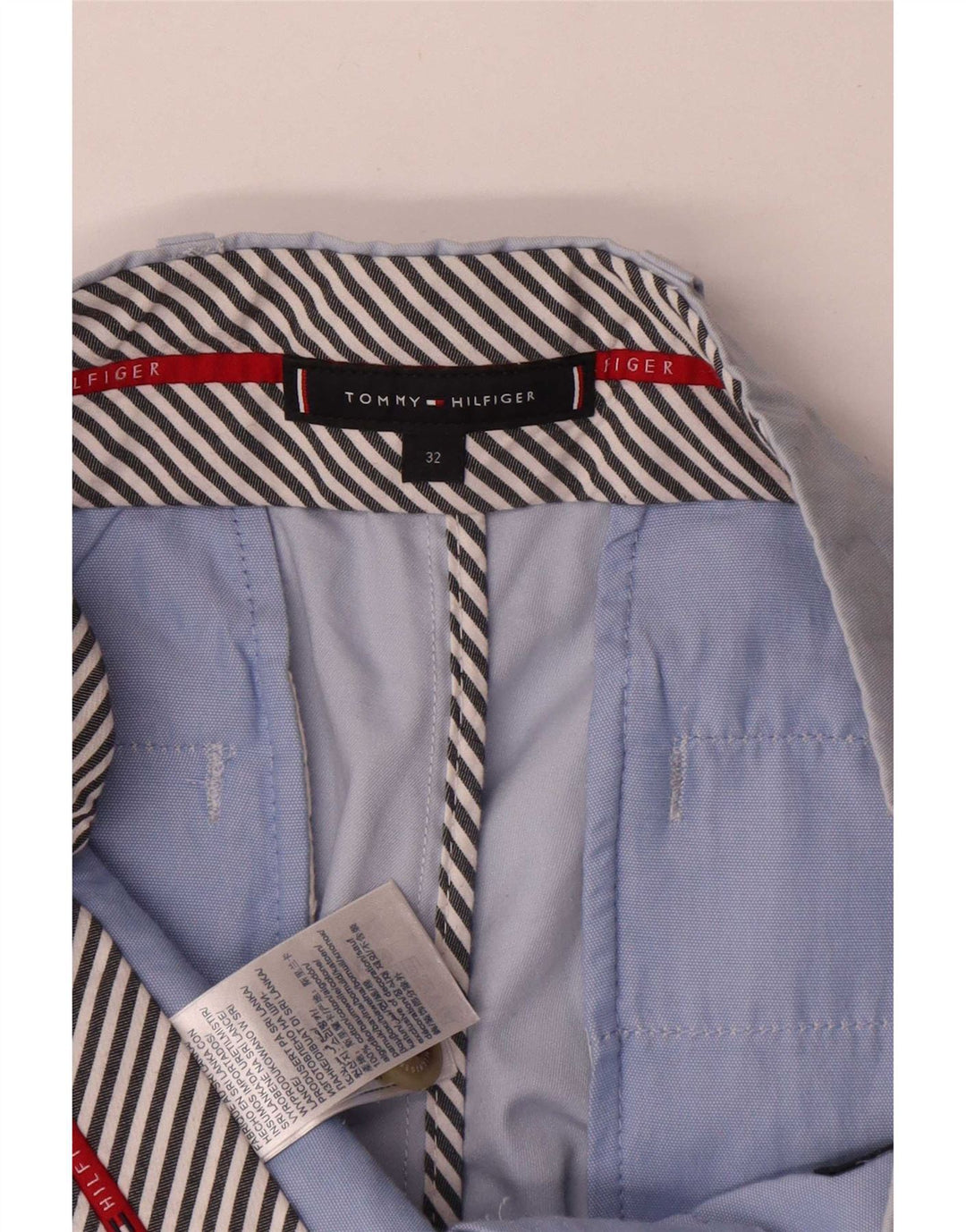 Męskie spodenki Chino Tommy Hilfiger W32 Średni niebieski, bawełniany