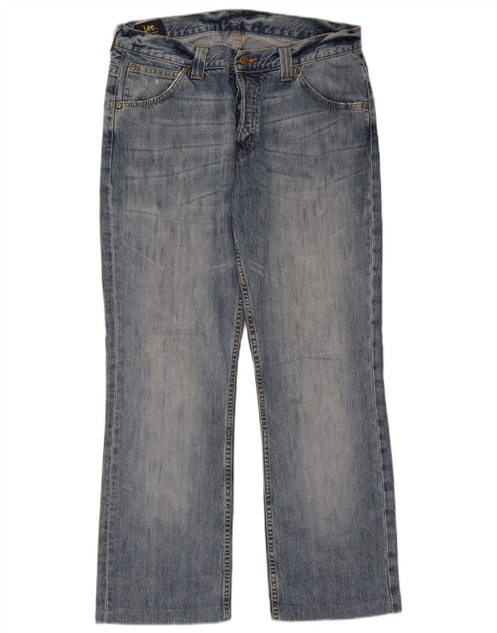 Męskie dżinsy Lee Roscoe Bootcut W32 L29, niebieska bawełna
