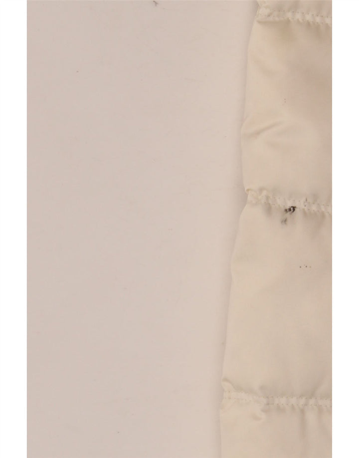 CALVIN KLEIN JEANS Damska kurtka oversize UK 10, mała w kolorze złamanej bieli