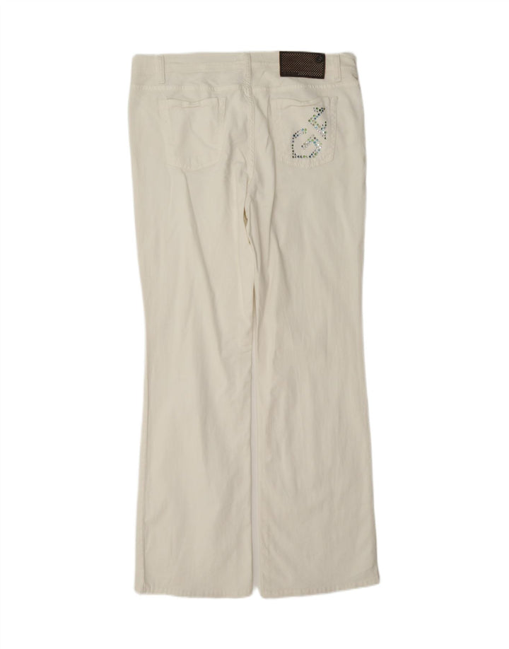Damskie jeansy Bootcut GF Ferre W34 L31 białe